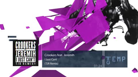 Electro •• Crookers feat. Jeremih - I Just Can't ( TJR Remix )