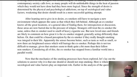 First Book, Part 2-2 "PHI101 - Why Should I Stop Smoking?"