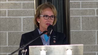 AZ Sen. Wendy Rogers speaks at Janice McGeachin Rally