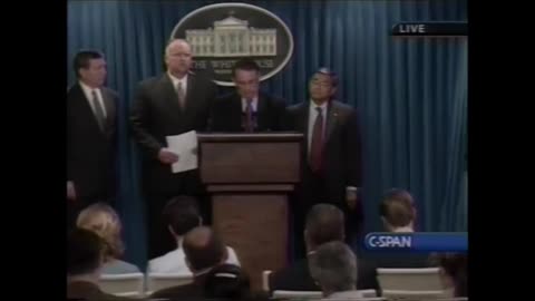 John Ashcroft Addresses The Media About 9/11 Attacks