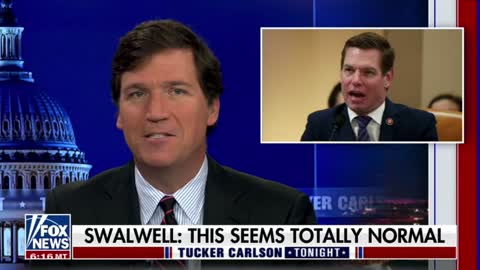 Tucker Carlson is not surprised Eric Swalwell spread the tiki torch hoax