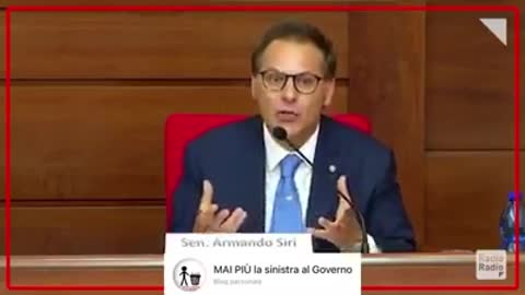 L’intervento del Sen. Armando Siri