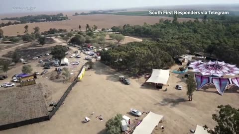 Video captures moment Hamas attack desert festival