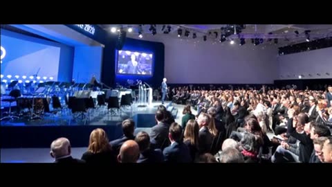 Klaus Schwab Pitches World Domination to Davos Groupies