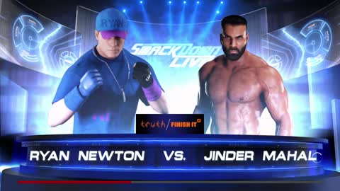WWE 2K18 CAW Vs Jinder Mahal (Re-recorded) - November 2017