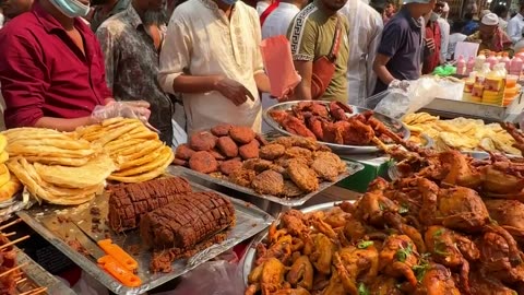 World’s Best Whole Chicken Jhal Muri | Billal Bhai Famous Chicken Masala Jhal Muri
