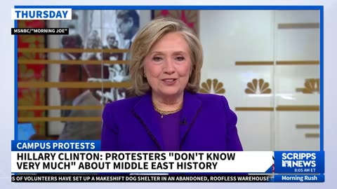 Hillary Clinton Confronts Protesters on Middle East Views