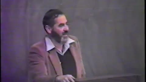 Rabbi Meir's Kahane - הרב מאיר כהנא בהרצאה באוניברסיטת פנסילבניה 19.4.1983 חלק א