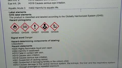 Ingredients of Moderna shot