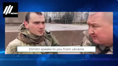 The captured Russian soldier spoke to his mother: Mom, don't worry...