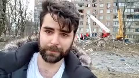 Rubén Gisbert des de Donestk: «Estas bombas las hemos pagado nosotros»