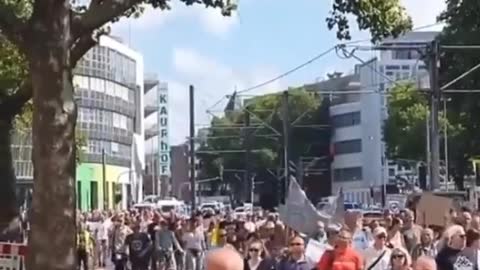 Pro-Russian demonstration in Cologne demanded that the government open the Nord Stream