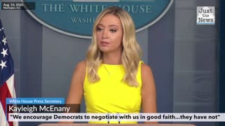 Kayleigh McEnany talks about the Democrats not wanting to negotiate an actual deal