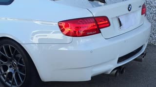 2010 BMW M3 straight piped track car