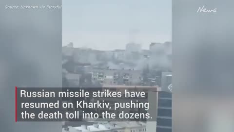 Death toll rises as rockets hit Kharkiv