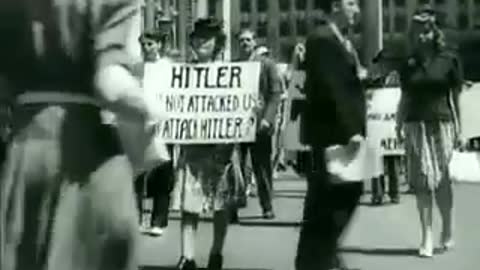 Why Not Peace With Hitler? Anti-War Protest in NYC, 7 July 1941