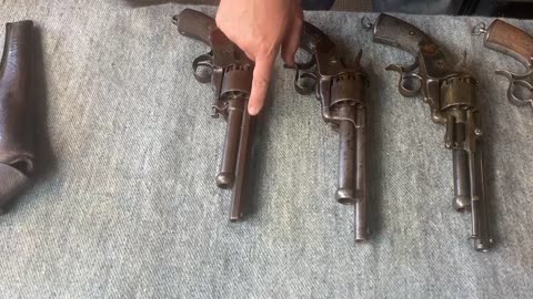 Civil War Imported LeMat Revolvers.