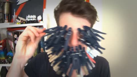 Man Puts 80 Pegs on Face