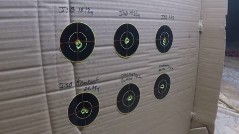 Benjamin Cayden PCP Air Rifle 22cal Accuracy Testing 6 Different Pellets @ 27yrds