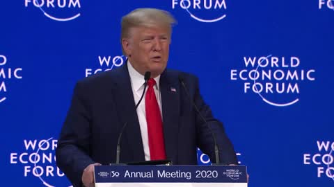 Special Address by Donald J. Trump, President of the United States of America **DAVOS 2020