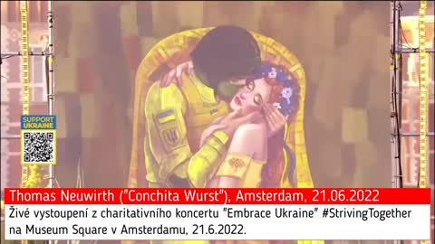 Conchita Wurst v Amsterdamu, 21.06.2022