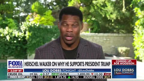 Herschel Walker and Lou Dobbs Defends Donald Trump