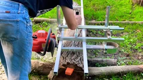 Walnut Chainsaw Milling Baby Log Boom!