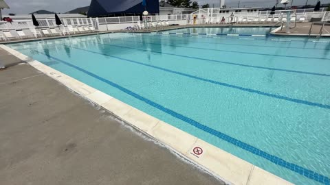 Commercial Swimming Pool Acid Wash and Marble Dusting Renovation