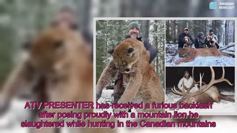 Hunter faces social media backlash after he proudly posts pictures of his death on Facebook