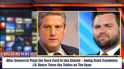 END GAME! Swing State Candidate J.D. Vance Turns the Tables on Tim Ryan in Live Debate