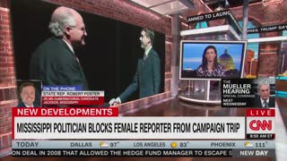 Gubernatorial candidate questioned on why he banned female reporter