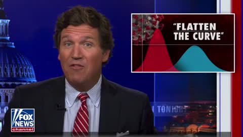 Tucker Carlson takes a look at the new way people are being told to "flatten the curve."