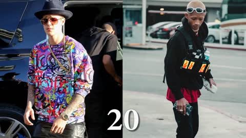 Justin Bieber vs Jaden Smith body transformation 2021