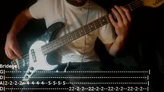 Three Days Grace - Wake Up Bass Cover (Tabs)