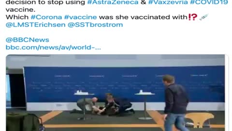 Denmark Health Agency Head Faints at Vaccine Presser