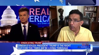 REAL AMERICA -- Dan Ball W/ Dinesh D'Souza, New Doc 'Vindicating Trump' Out Next Week, 9/19/24