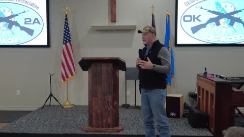 Canadian County Sheriff Chris West @ OK2A meeting 2-10-14