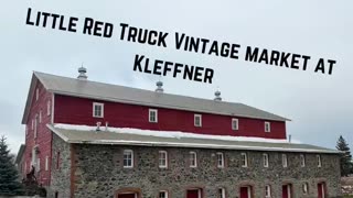 Little Red Truck Vintage Market At Kleffner Ranch, Helena Montana