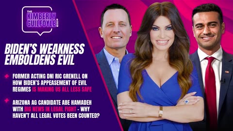 Biden's Weakness Emboldens Evil - Why We Need Donald Trump Now More than Ever, Former Acting DNI Ric Grenell & Arizona AG Candidate Abe Hamadeh Join | Ep. 64