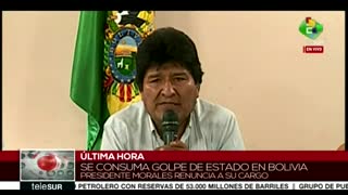 Renuncia de Evo Morales