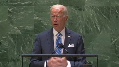 Biden addresses UN General Assembly on pandemic