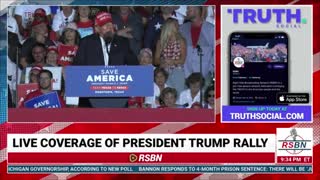 PRESIDENT DONALD J. TRUMP HOLDS SAVE AMERICA RALLY IN ROBSTOWN, TX 10/22/22