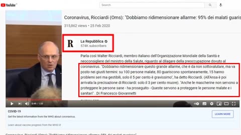 CORONAVIRUS: TUTTE LE MENZOGNE DELLA POLITICA E DEI MASS-MEDIA (PARTE 1)