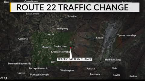 Cambria County Route 22 traffic pattern to change