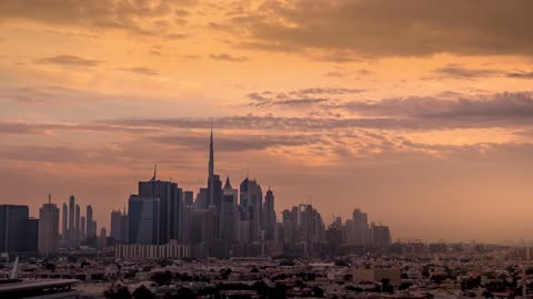 Dubai skyscrapers view