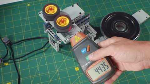 Lego Bricks Thrower Machine - Accuracy and Power Tests
