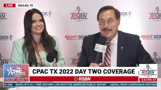 CPAC 2022 in Dallas, Tx | Mike Lindell Interview | Chief Executive Officer of MyPillow 8/5/22