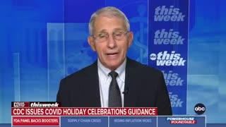 Fauci grants “permission” for vaccinated Americans to enjoy Halloween, Thanksgiving and Christmas.