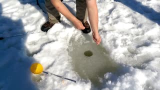 Tudyah Lake Ice Fishing