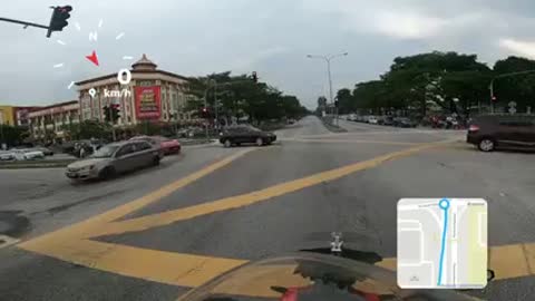 Dashcam Malaysia || Berani betul Penunggang Basikal ini,Selamba Lintas,Lampu tengah Merah